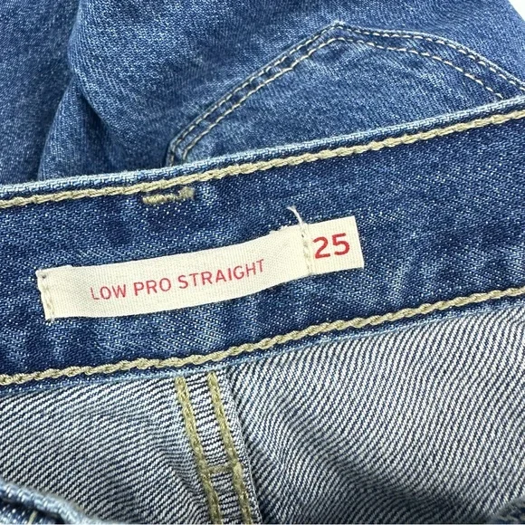 Classic Blue Distressed Women's Jeans - Picture 10 of 12